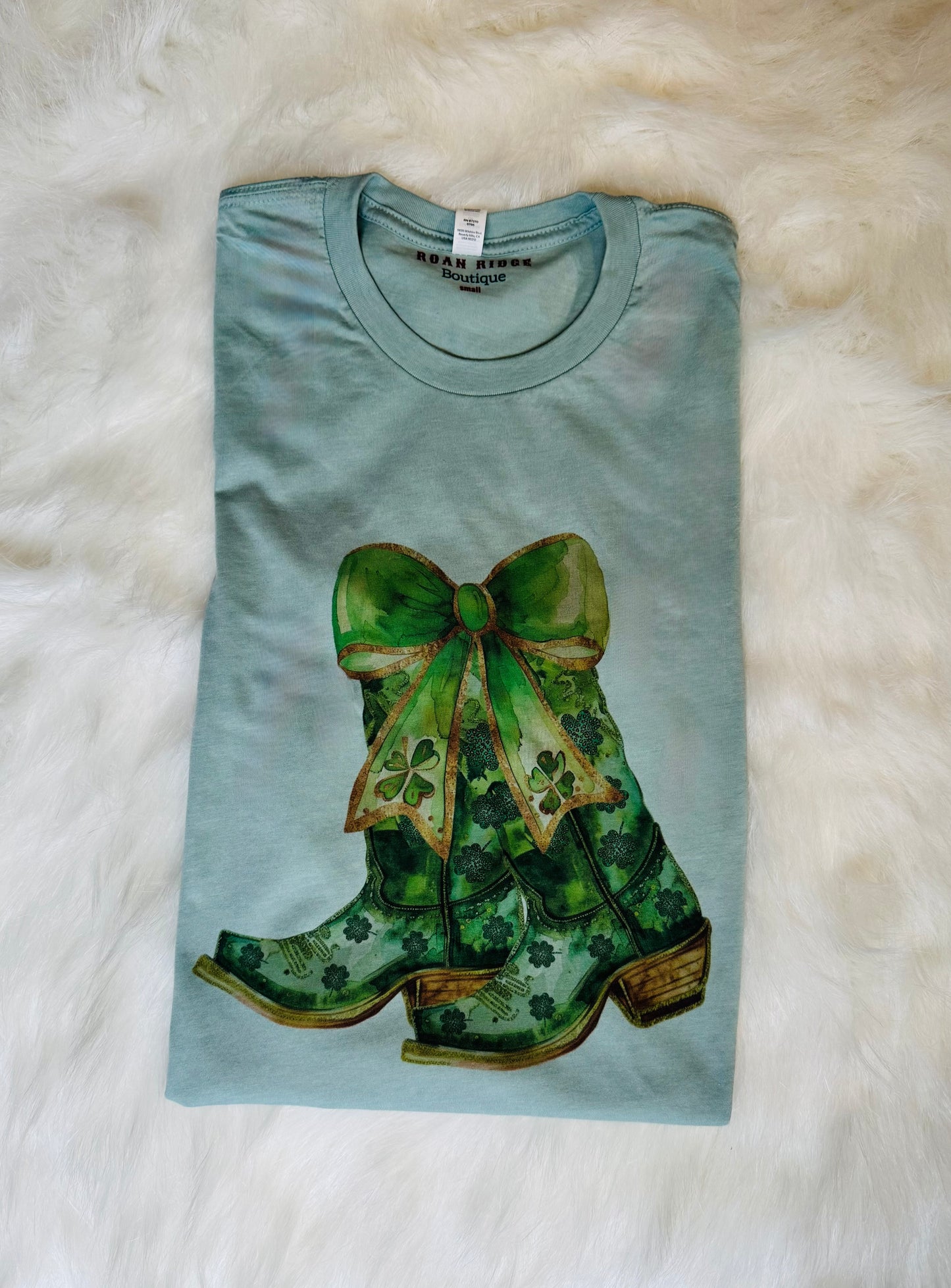 St. Patty’s boots tee